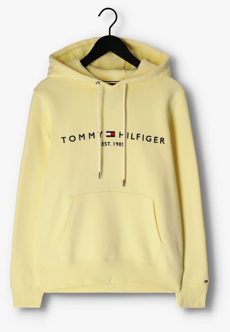 Gele TOMMY HILFIGER Sweater TOMMY LOGO HOODIE - large