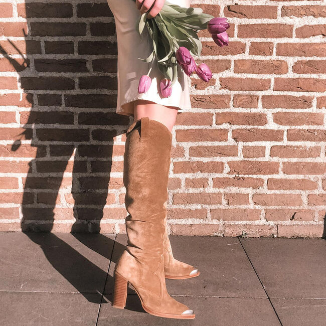 Camel BRONX Hoge laarzen NEW-AMERICANA Camel BRONX Hoge laarzen NEW-AMERICANA - large