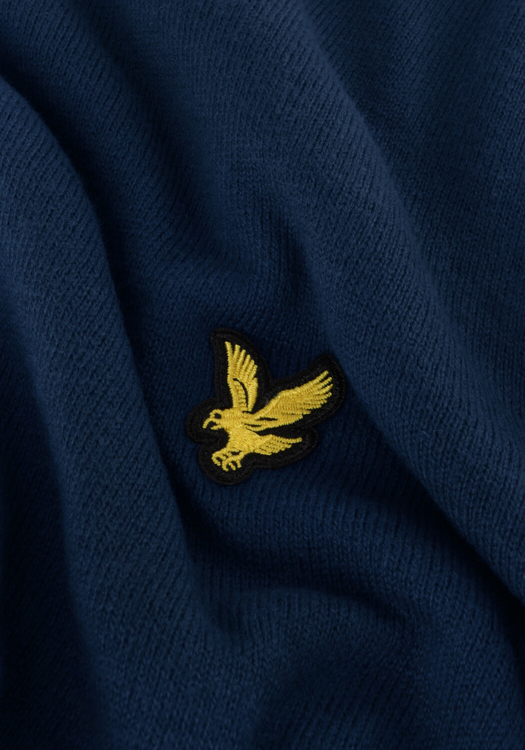 Blauwe LYLE & SCOTT Trui COTTON MERINO CREW JUMPER - large