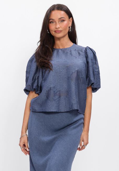 Blauwe MSCH COPENHAGEN Tops & T-shirts MSCHORKIDEA 2/4 TOP - large