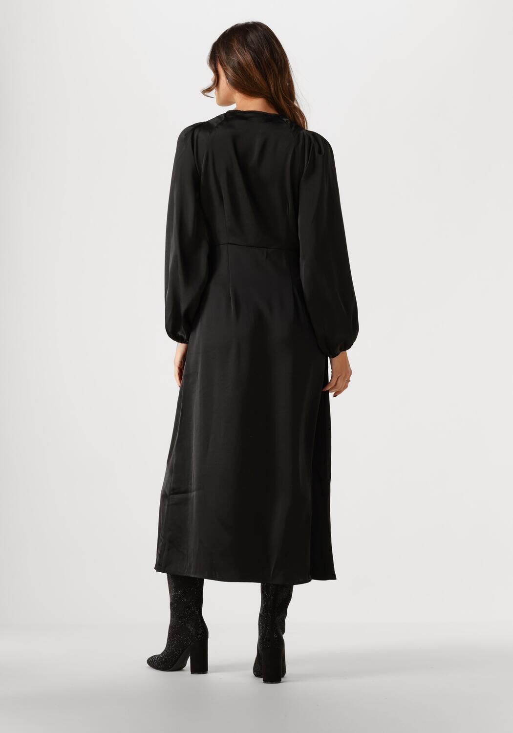 NEO NOIR Dames Jurken Isobel Heavy Sateen Dress Zwart
