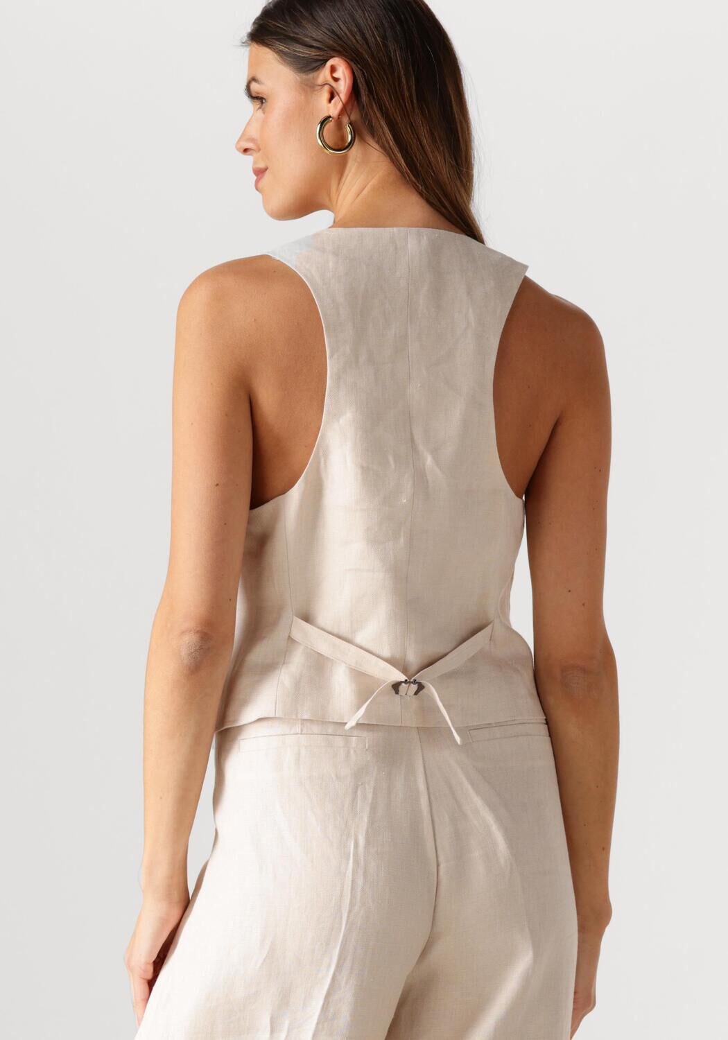 COPENHAGEN MUSE Dames Blazers Nature Waistcoat Gebroken Wit