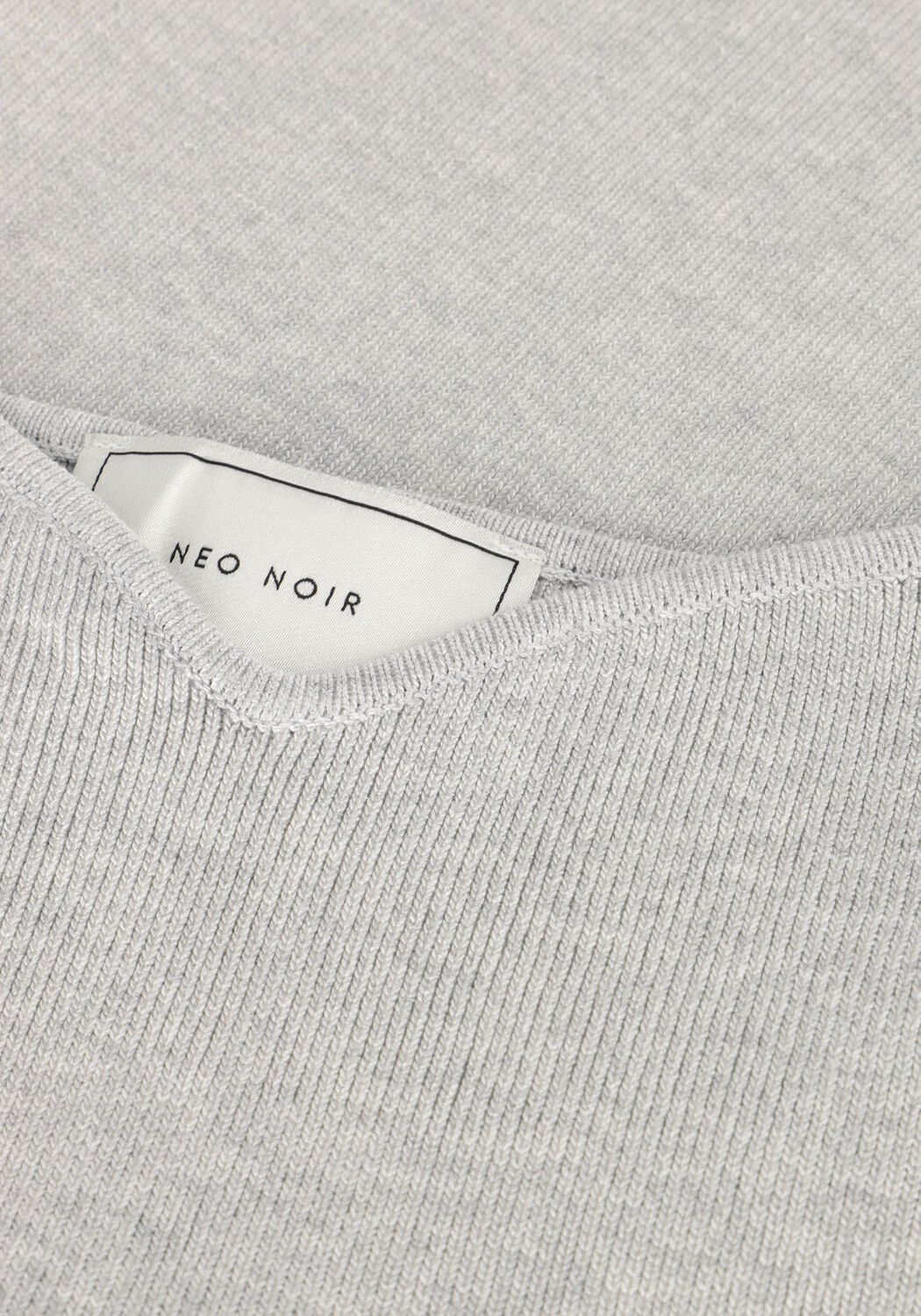 Grijze NEO NOIR Top HANORA KNIT TOP - large