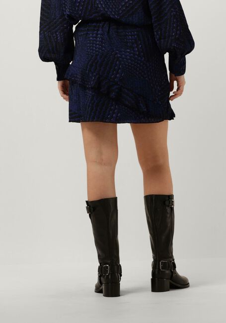 Donkerblauwe ALIX THE LABEL Minirok GRAPHIC RAFFLE SKIRT - large