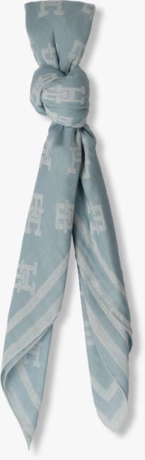 Blauwe TOMMY HILFIGER Sjaal ICONIC MONOGRAM SQUARE SCARF - large