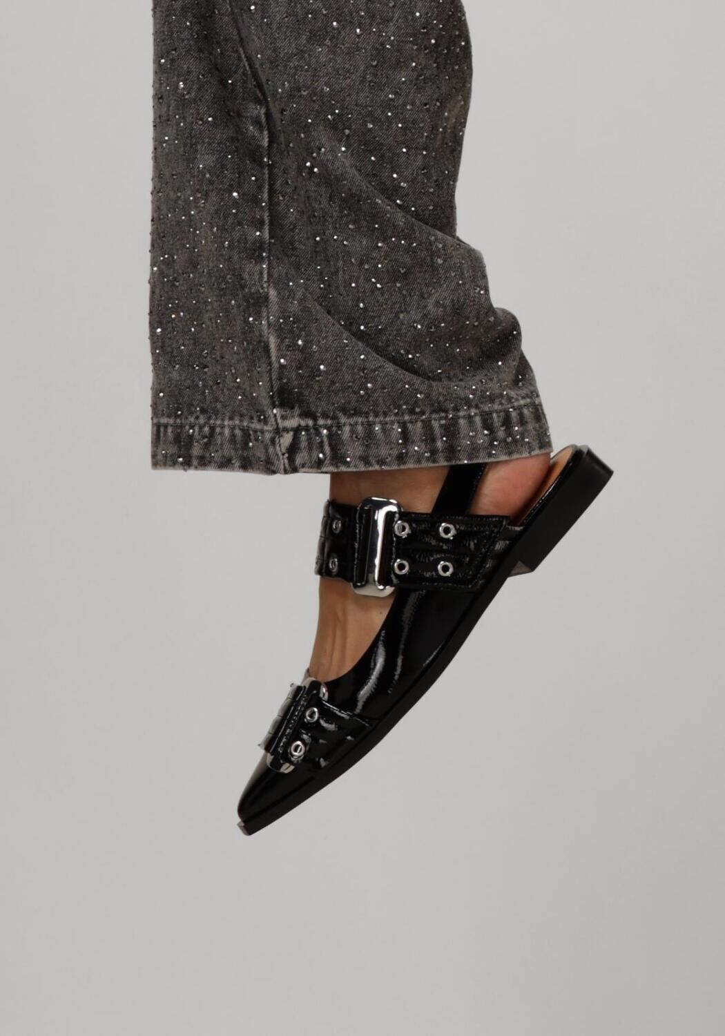 Zwarte STEVE MADDEN Slingbacks GRAND AVE - large