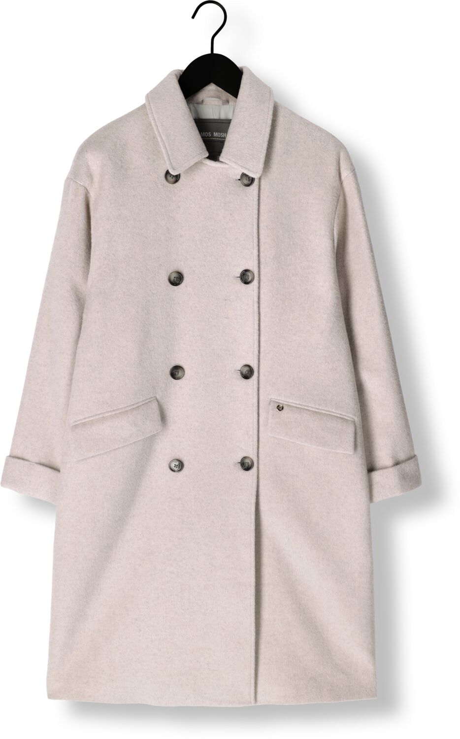 MOS MOSH Dames Jassen Venice Wool Coat Ecru