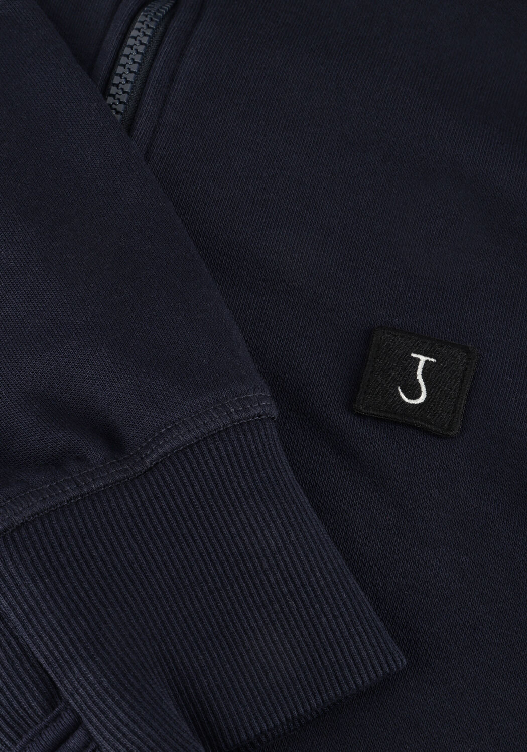 Blauwe BUTCHER OF BLUE Sweater ARMY HALF ZIP - large