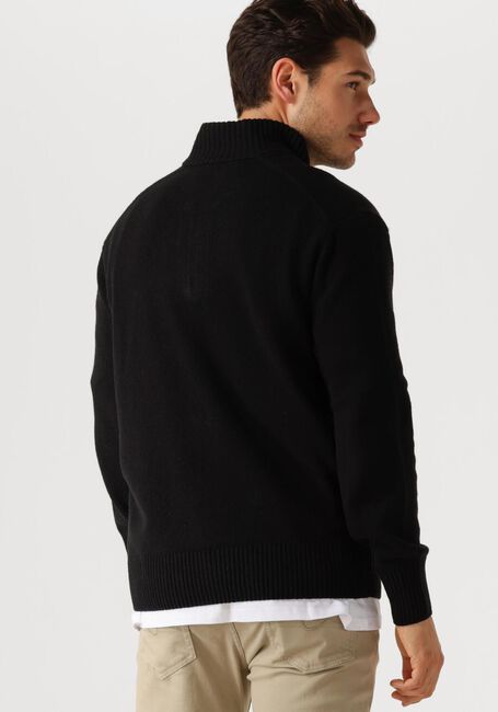 Zwarte LACOSTE Trui 1HA1 MEN SWEATER ZIP - large
