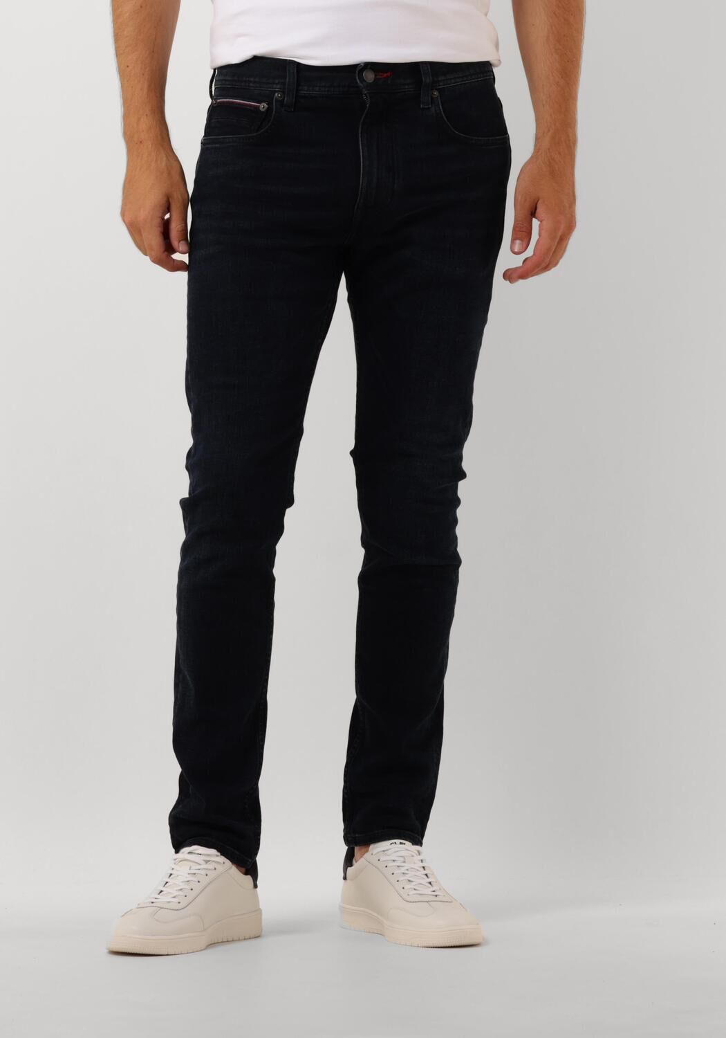 TOMMY HILFIGER Heren Jeans Tapered Houston Pstr Modoc Ind Antraciet