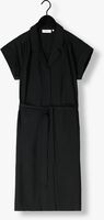 Zwarte MSCH COPENHAGEN Midi jurk MSCHGINARA BENINA SS DRESS