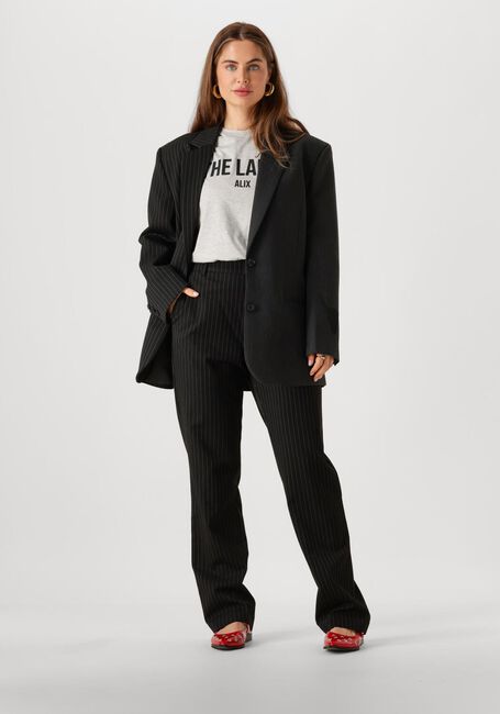 Zwarte ALIX THE LABEL Blazer LADIES WOVEN MIX SUIT BLAZER - large