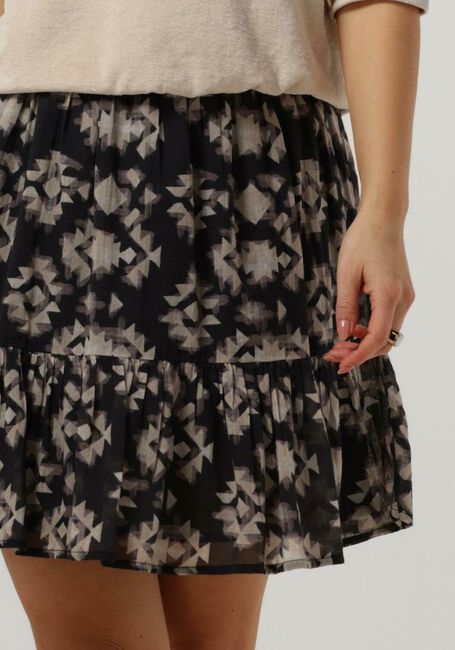 Grijze BY-BAR Minirok CHARLIE MADRAS SKIRT - large