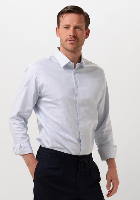 Blauwe SELECTED HOMME Klassiek overhemd SLHSLIM-PERFORMANCE SHIRT LS NOOS - large