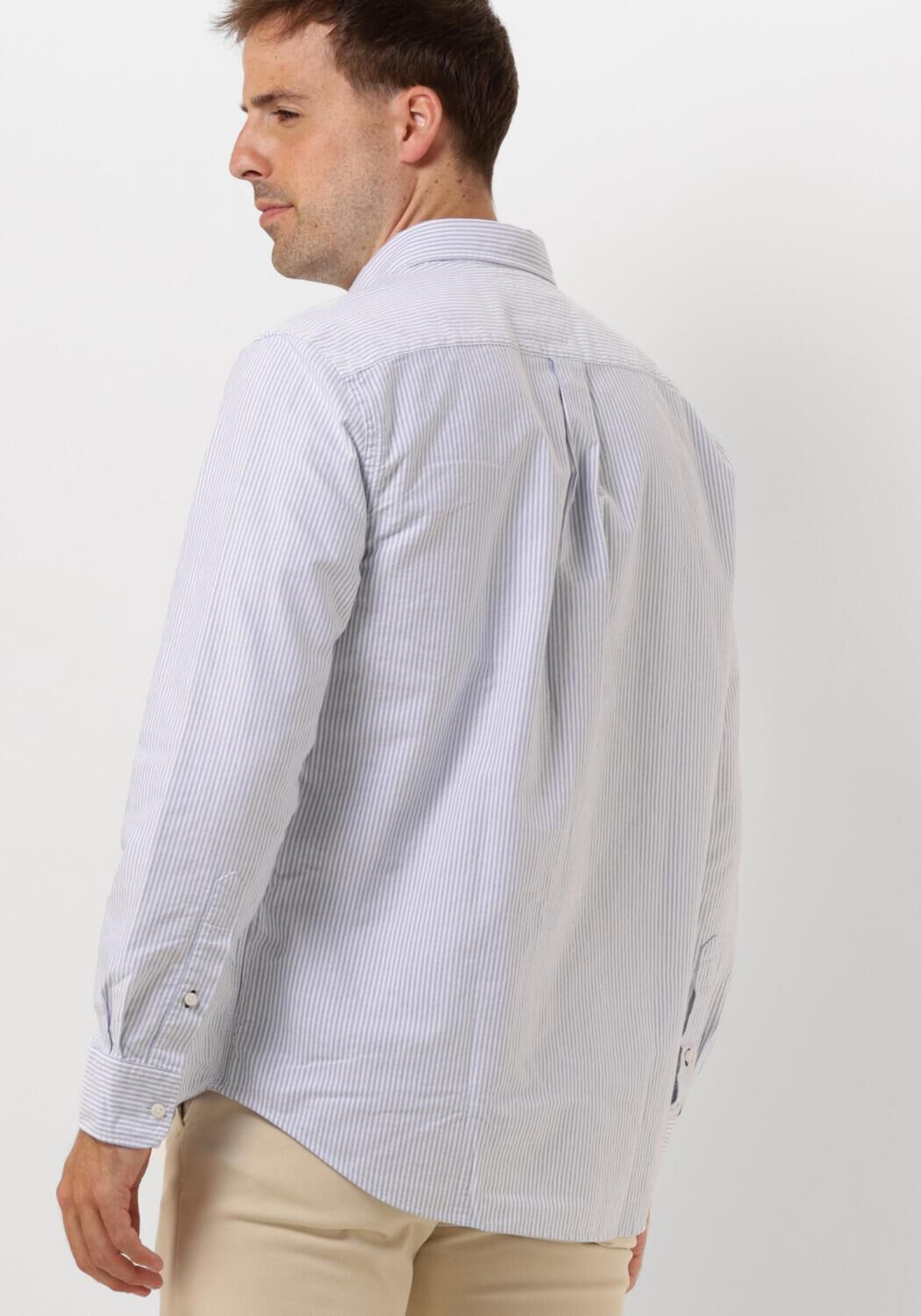 TOMMY HILFIGER Heren Overhemden Heritage Oxford Stripe Rf Shirt Blauw