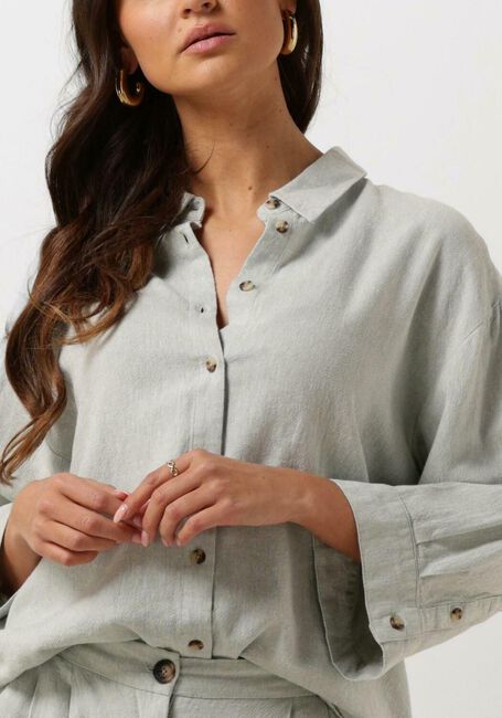 Groene MSCH COPENHAGEN Blouses MSCHJOVENE GINIA 3/4 SHIRT - large
