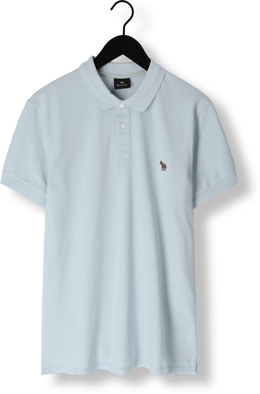 PS PAUL SMITH Heren Polo's & T-shirts Mens Slim Fit Ss Polo Shirt Zebra Lichtblauw