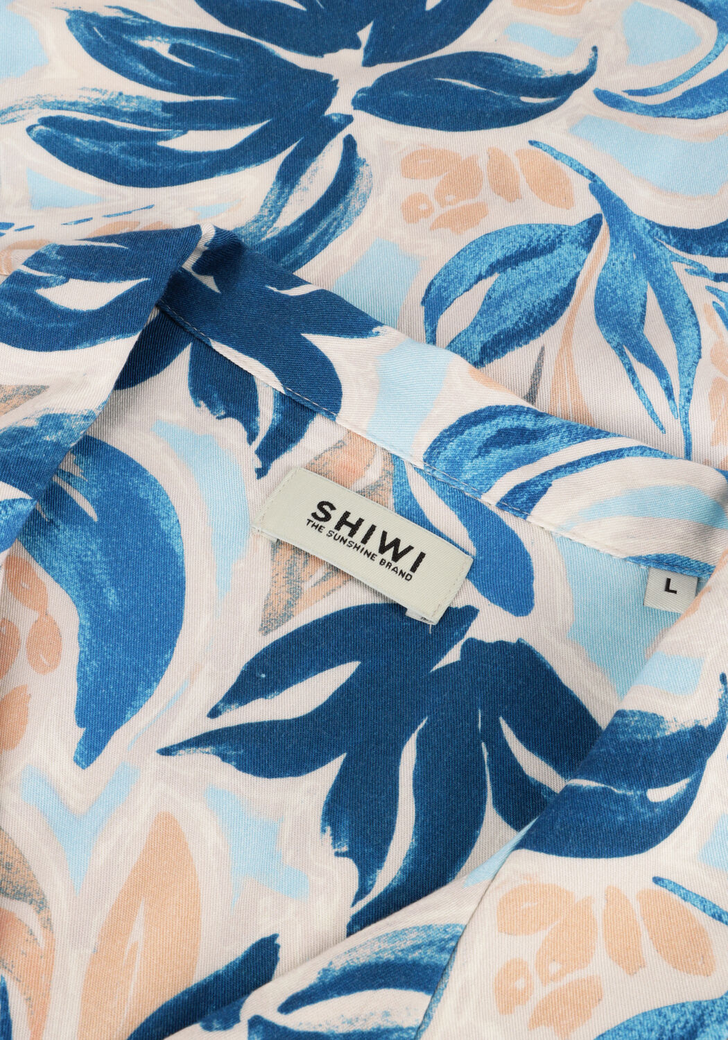 Multi SHIWI Casual overhemd MEN VIC SHORT SLEEVE SHIRT FLORAL LEAFS - large