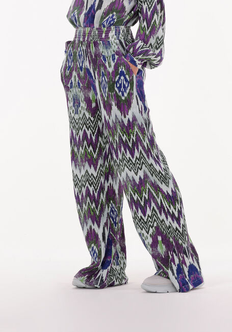 Multi ALIX THE LABEL Wijde broek LADIES WOVEN IKAT WIDE LEG PANTS - large