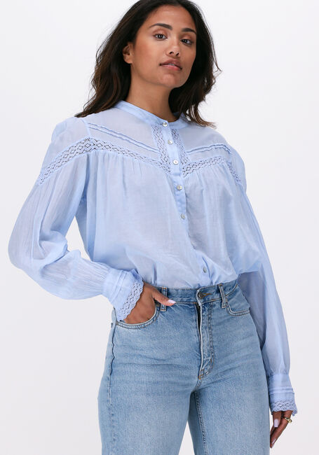 Lichtblauwe PENN & INK Blouses S22F1080LTD - large