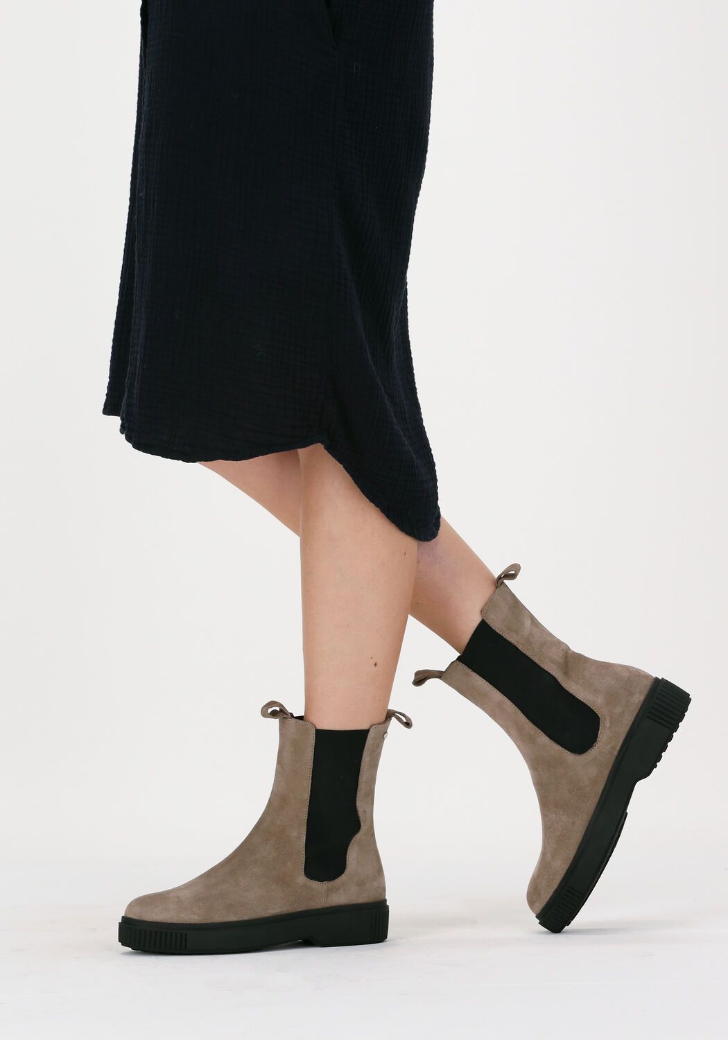 Taupe FRED DE LA BRETONIERE Chelsea boots 181010105 - large