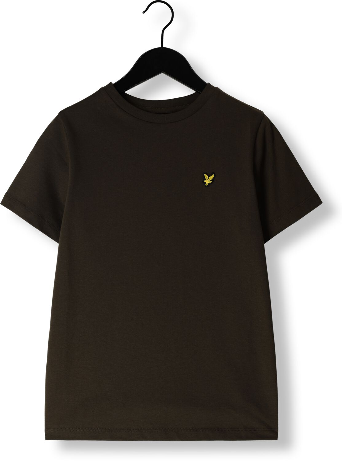 Lyle & Scott T-shirt TSB2000V olijfgroen Jongens Katoen Ronde hals Effen 128 134