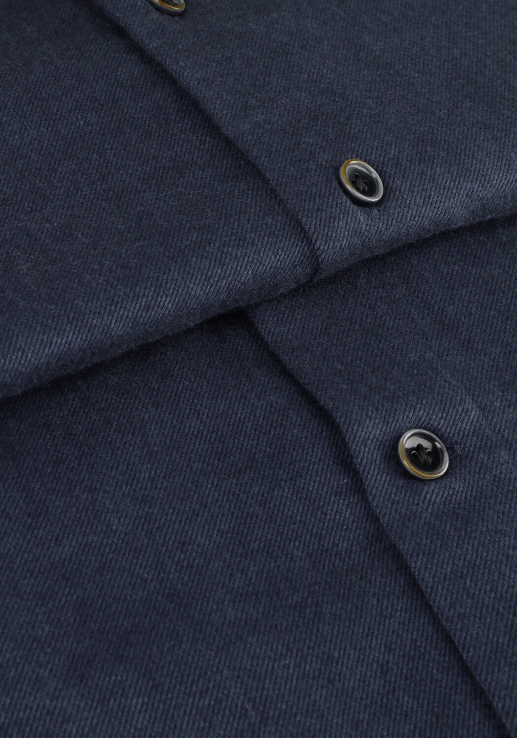 Blauwe PROFUOMO Casual overhemd TWILL BRUSH - large