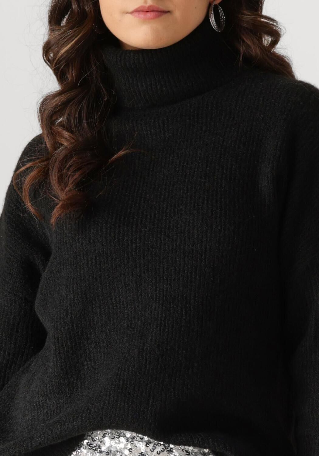YDENCE Dames Truien & Vesten Knitted Sweater Lil Zwart