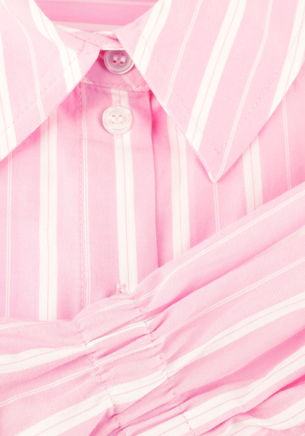 Goudkleurig CATWALK JUNKIE Blouses STRIPED BLOUSE WITH ELASTIC CUFF - large