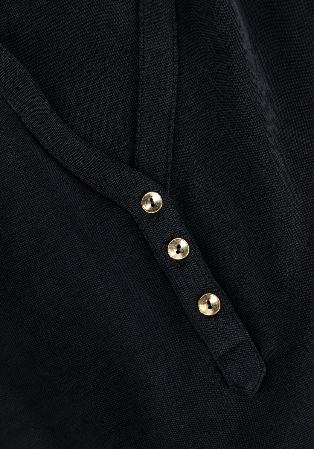 Zwarte SUMMUM Midi jurk DRESS WASHED MODAL PIQUE - large