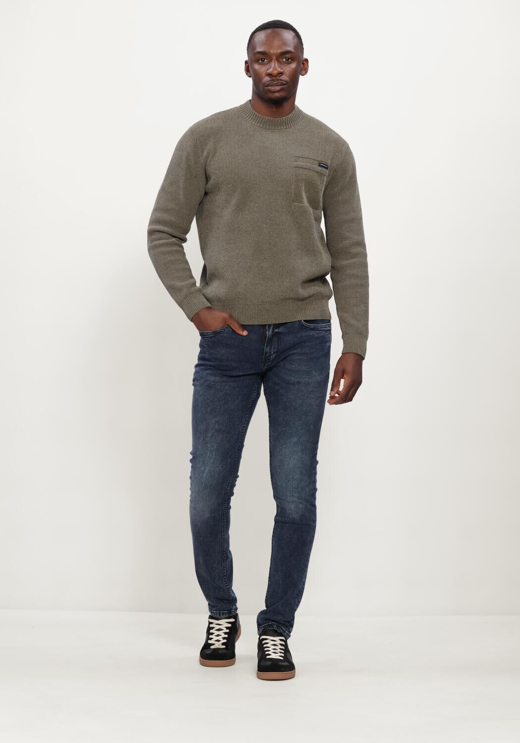 PURE PATH Heren Jeans The Jone 2.0 Blauw