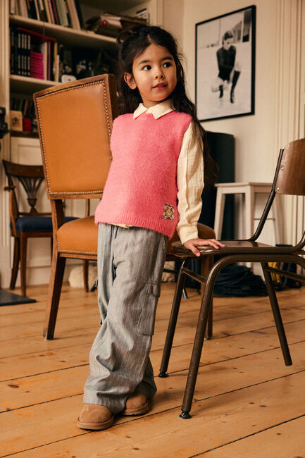 Roze DAILY7 Spencer KNITTED VEST - large
