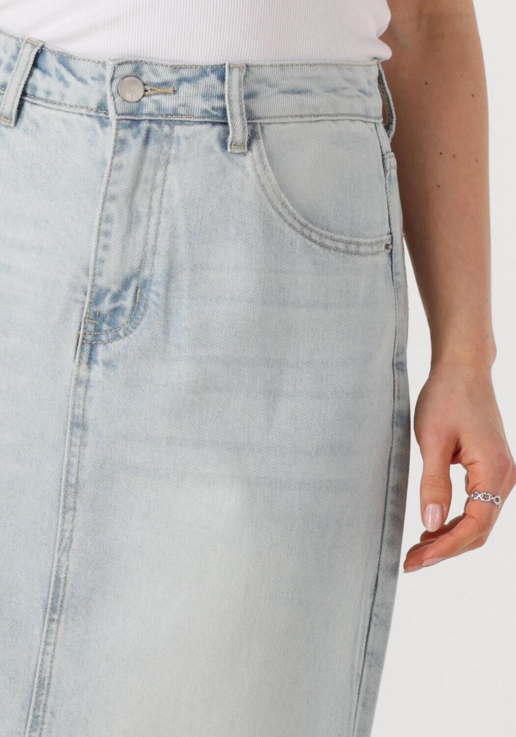 WITHBLACK Dames Rokken Wblgala Denim Skirt Lichtblauw
