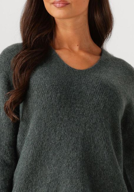Groene MOS MOSH Trui MMTHORA V-NECK KNIT - large