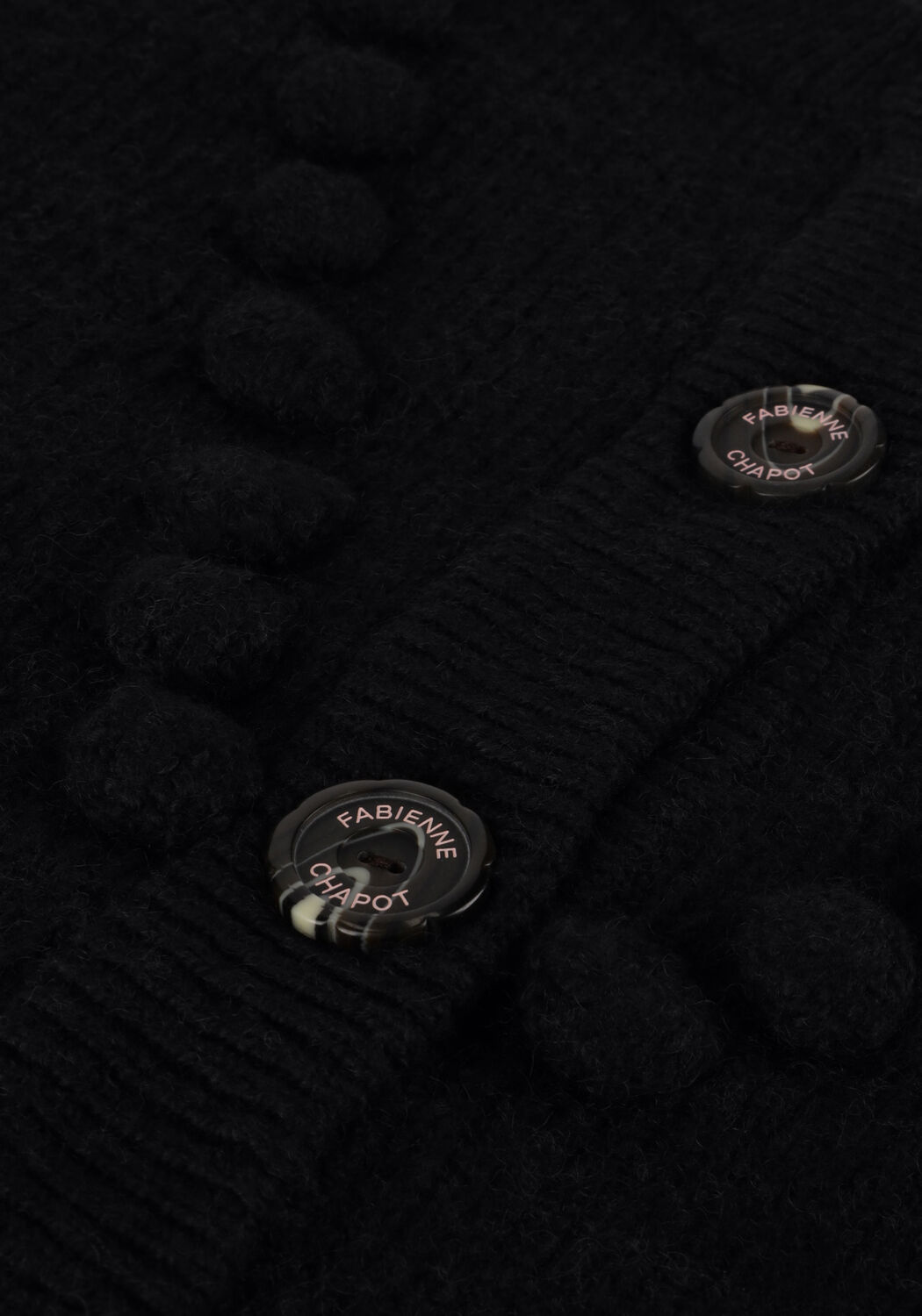 Zwarte FABIENNE CHAPOT Vest POP CARDIGAN - large