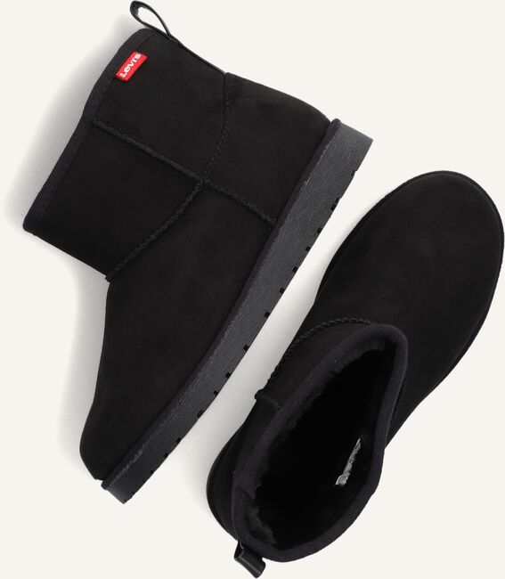 Zwarte LEVI'S Enkelboots NEW WAVE MID ZIP FUR Zwarte LEVI'S Enkelboots NEW WAVE MID ZIP FUR - large