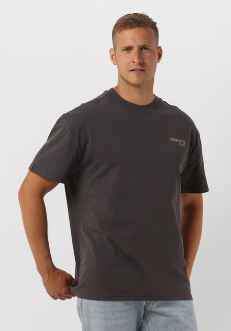 Grijze PUREWHITE T-shirt T-SHIRT WITH CHEST PRINT AND BACK ARTWORK - large