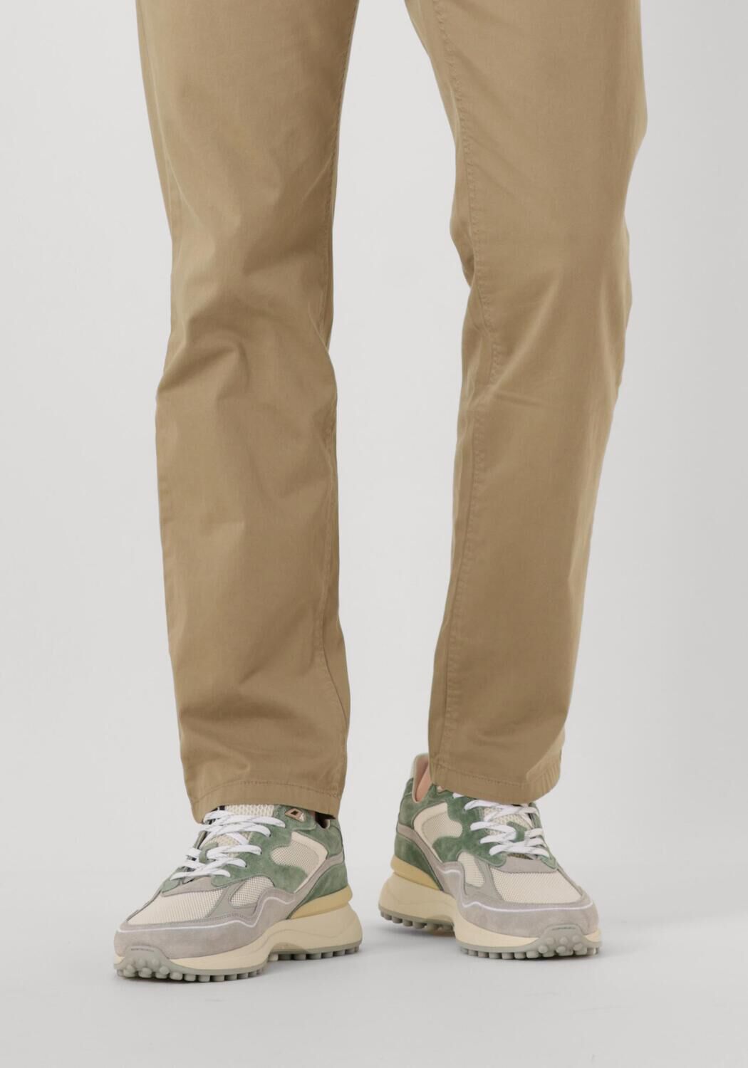 Groene FLORIS VAN BOMMEL Lage sneakers SFM-10159 NOPPI - large