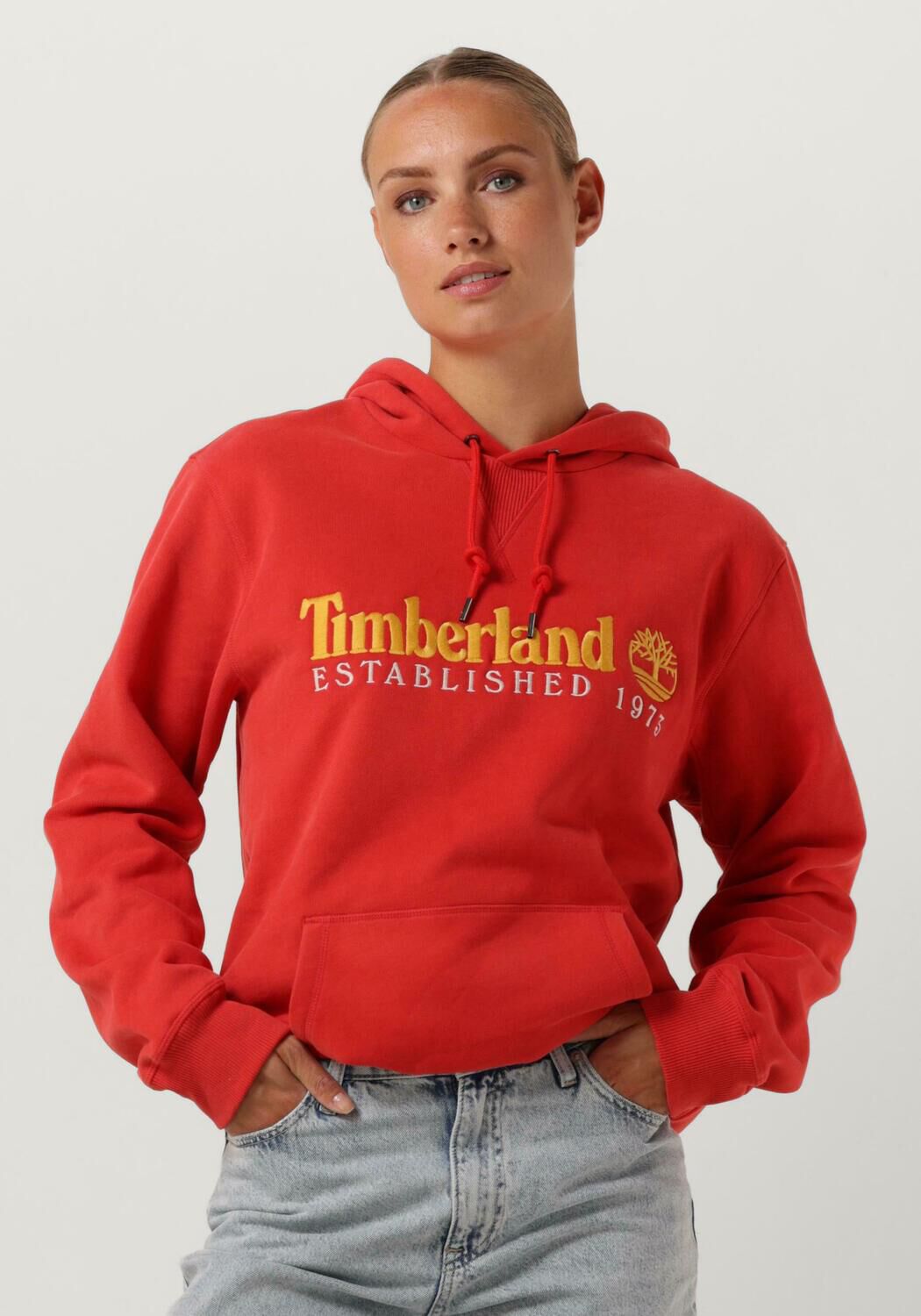 TIMBERLAND Dames Truien & Vesten Ls 50th Anniversary Rood