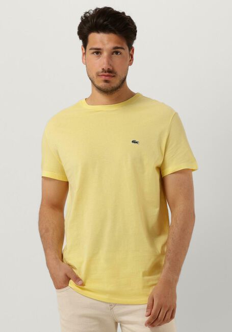 Gele LACOSTE T-shirt 1HT1 MEN'S TEE-SHIRT 1121 - large