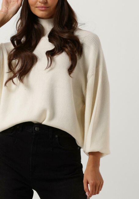 Witte MSCH COPENHAGEN Coltrui MAGNEA RACHELLE RIB PULLOVER - large