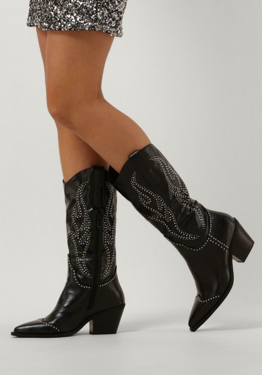 Zwarte NOA HARMON Cowboylaarzen 009591 - large