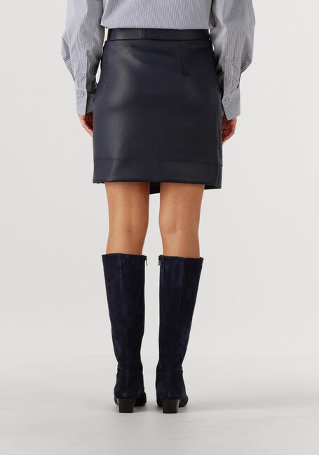 Donkerblauwe JANSEN AMSTERDAM Minirok CARA ROK CS 769 SHORT OVERLAP RHINESTONES - large