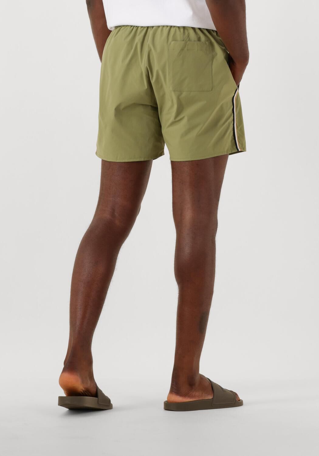 BOSS BLACK Heren Zwembroeken Iconic Groen