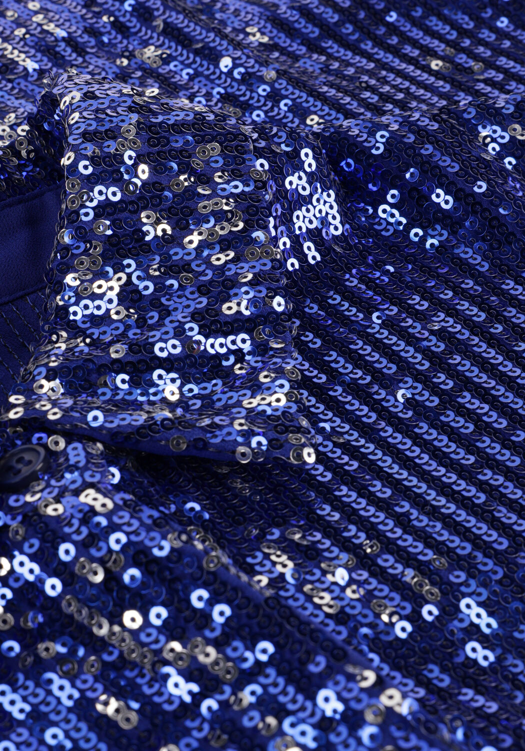 Blauwe ALIX THE LABEL Blouses WOVEN SEQUINS TOP - large
