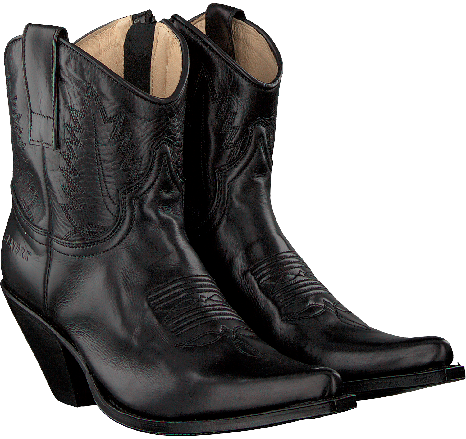 Zwarte SENDRA Cowboylaarzen 10779 | Omoda Zwarte SENDRA Cowboylaarzen 9077 | Omoda