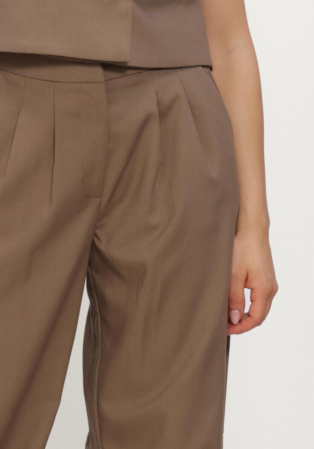 Bruine HARPER & YVE Wijde broek SADIE-PA - large