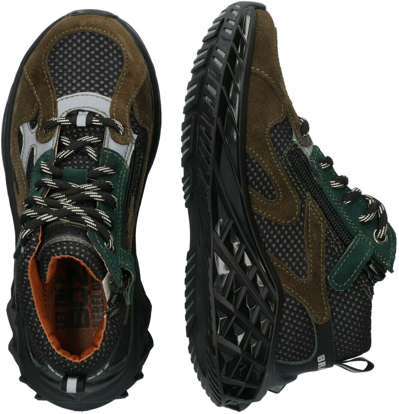 Groene BRAQEEZ Hoge sneaker ANDRE AMSTERDAM - medium