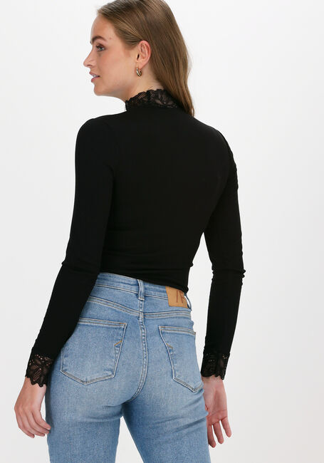 Zwarte Y.A.S. T-shirt YASELLE TOP  - large
