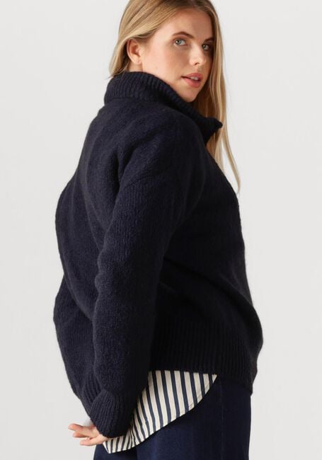 Donkerblauwe BY-BAR Trui BOXY BEAU PULLOVER - large